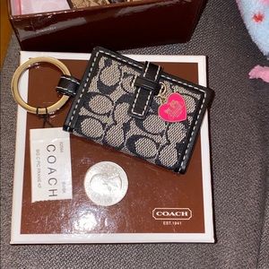 coach picture frame keychain